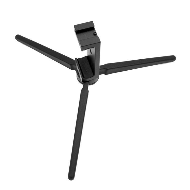 Veledge VD-30 Mini Portable Tripod Stand With Adapter Clip Holder - BLACK