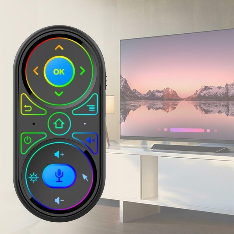 2.4G Wireless Rechargeable Mini Remote Controller Air Mouse Voice Controller