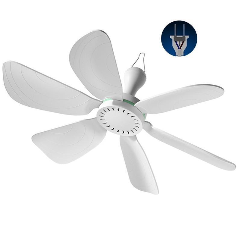 6 Leaves 220V Silent Household Dormitory Bed Hanging Fan 8W Electric Ceiling Fan