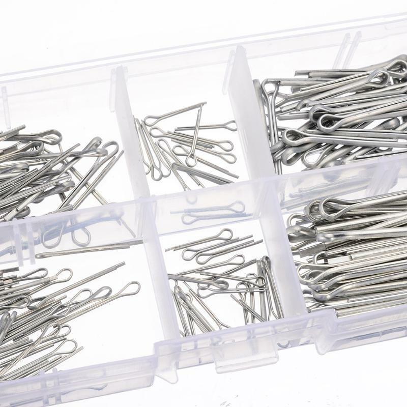Split Cotter Pins Fixing Set Assortment Kits Tool for Use With Cars/Lorry/Towing