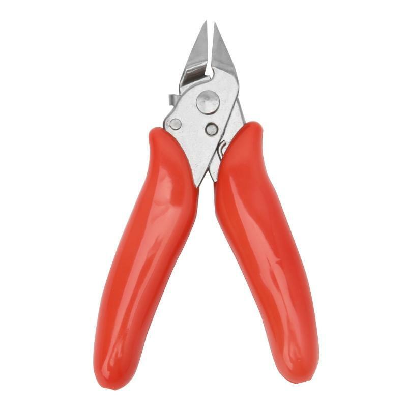 Mini 3.5" Diagonal Side Cutting Pliers Lock Cable Wire Cutter Repair Hand Tools
