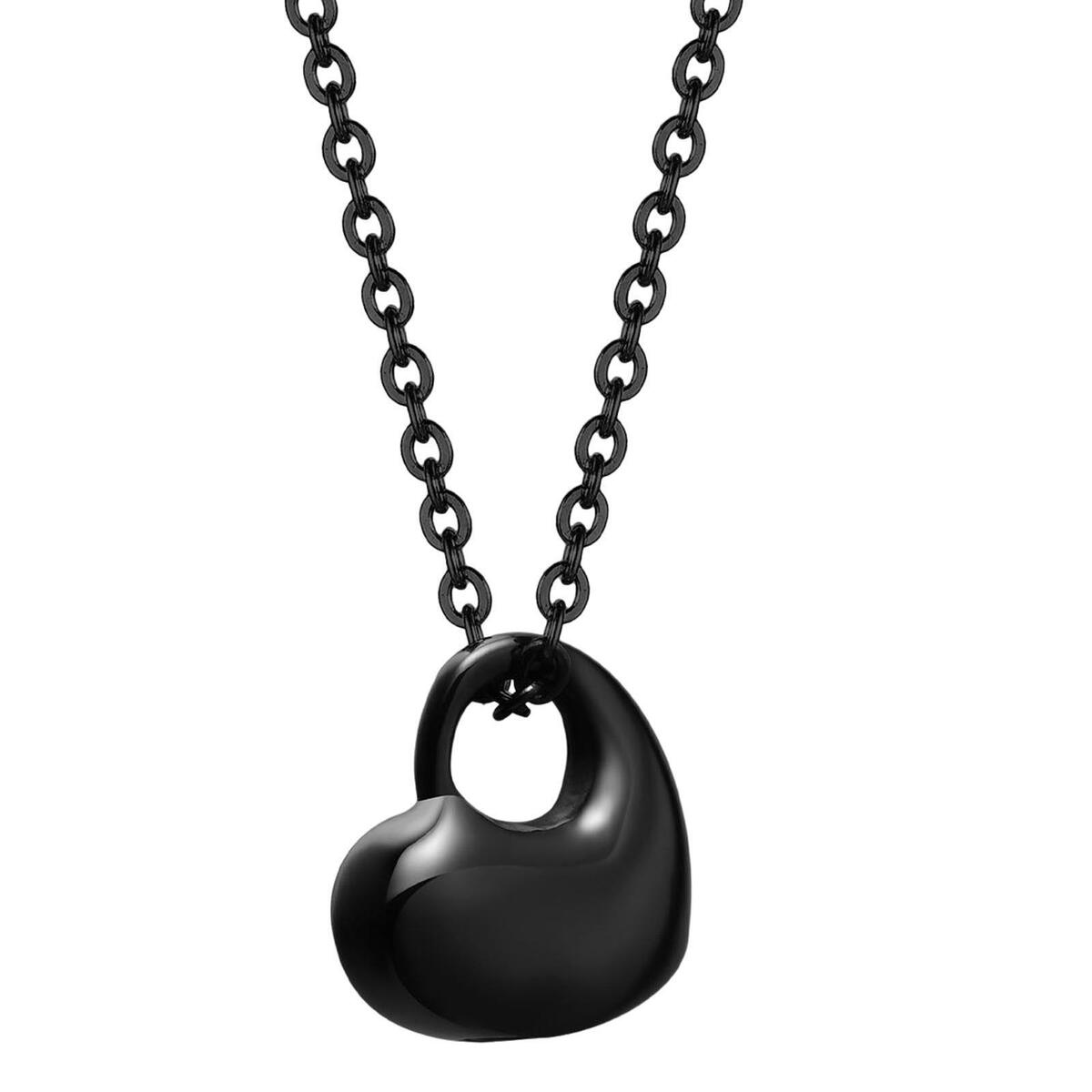 3Pcs Heart Urn Necklace Memorial Ashes Holder Hand Crafted Durable