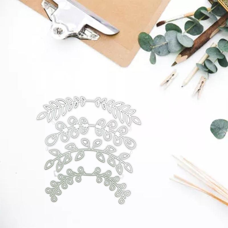 Branch Leaves Cutting Dies Photo Album Decoration Family Together Party Diary