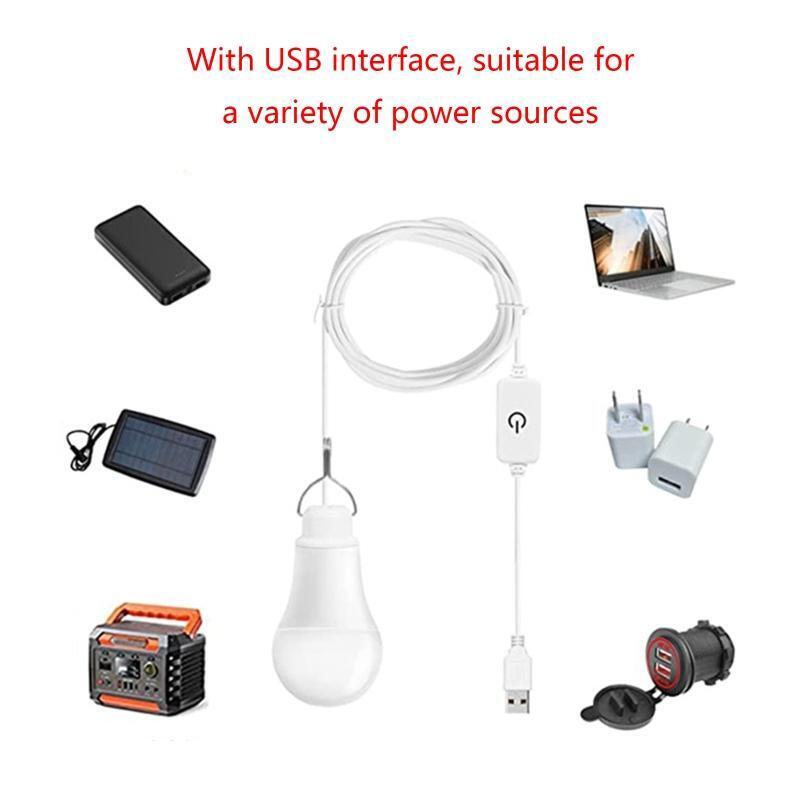Portable Lantern Camp Lights USB Bulb 5W Power Outdoor Camping Multi Tool 5V LED