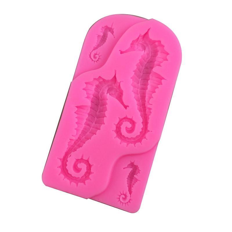 Mousse Moulds Seahorses Shape Silicone Material Pudding Mold DIY Chocolate Molds
