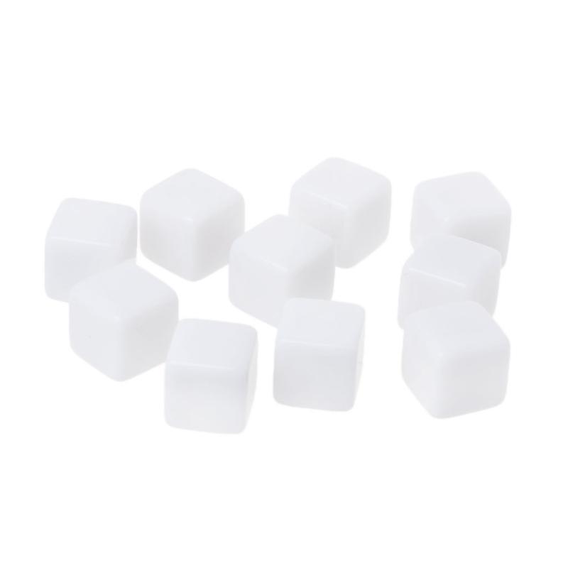 Acrylic Blank Dice 6 Sided Party Family DIY Games for Party,DIY Games,Kids Print