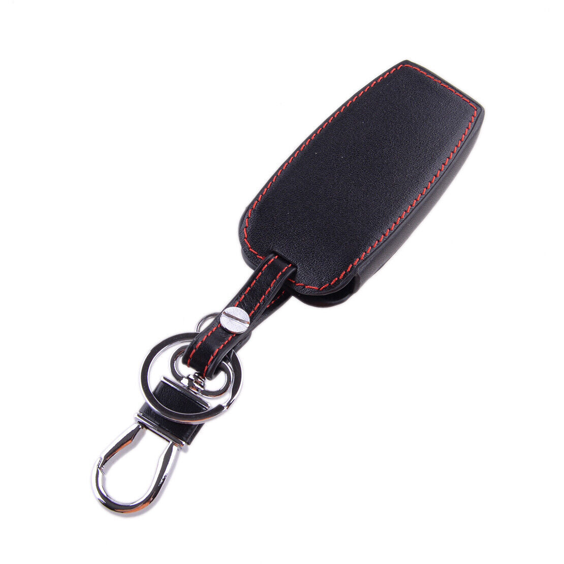 Leather Keychain Key Fob Cover Case Fit For Hyundai Genesis G80 2020-2021