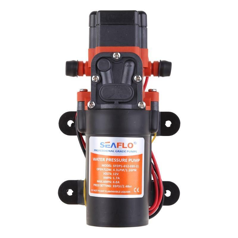 Portable Electric Transfer Water Pump 35PSI Self-priming Water Diaphragm Pump