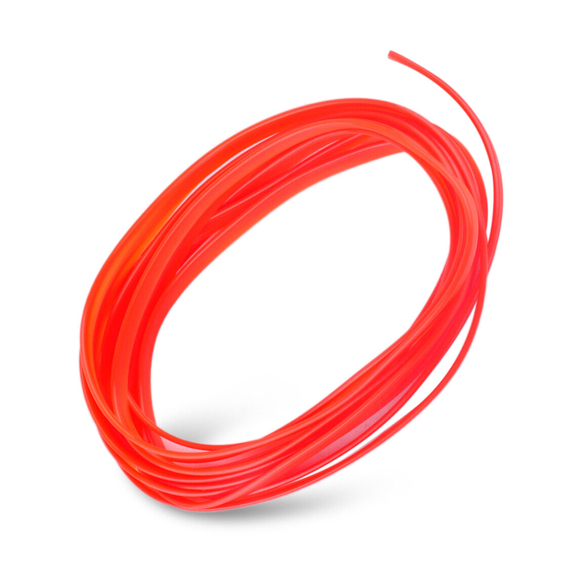 PURE RED 5M Car Interior Soft Flexible Decorative Strip Moulding Trim Line Li
