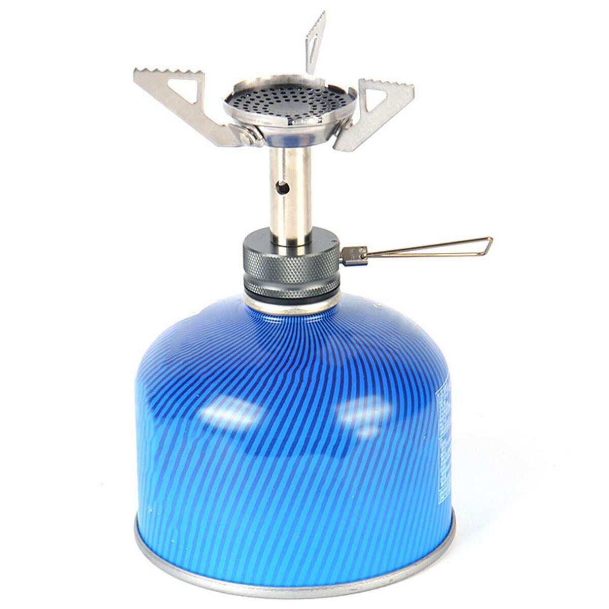 Mini  Camping Gas Stove Outdoor Picnic Cooking Folding Burner Head