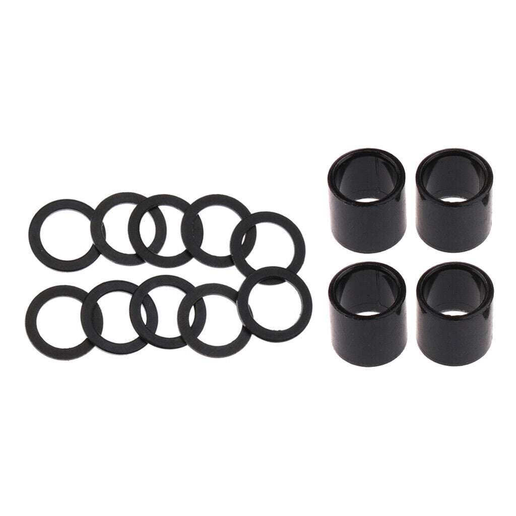 14pcs Skateboard Bearing Spacers &  Washers Longboard Repair Rebuilding