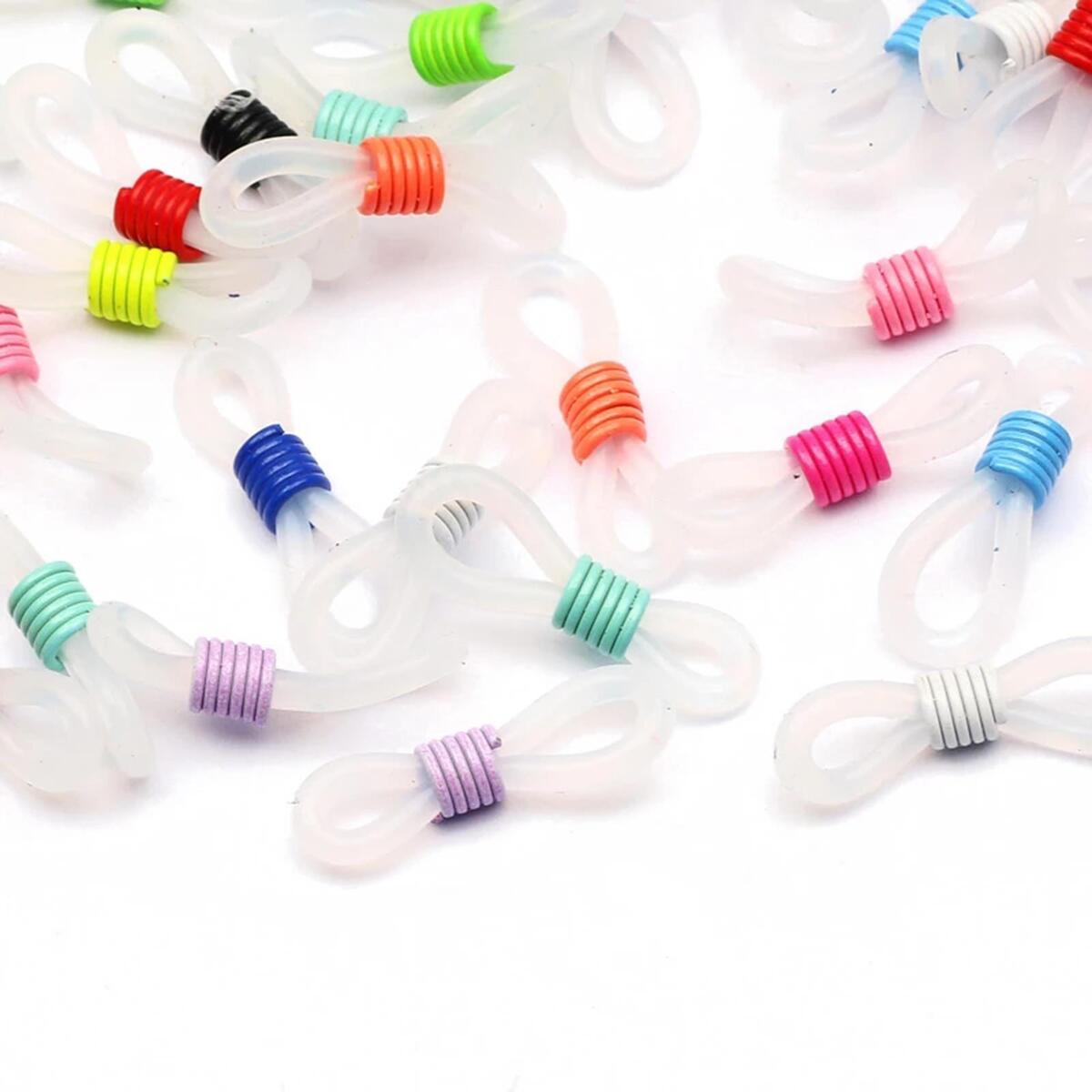 Pack of 100 Eyeglass Chain Strap Holder Loop Ends for Eyeglasses