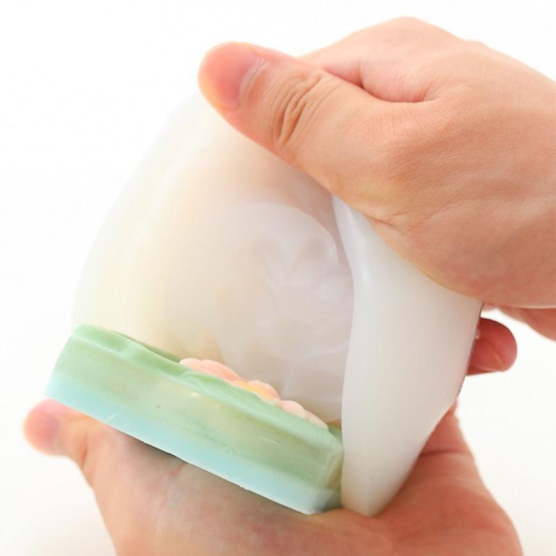 Silicone Lotus Flower Shape Soap Mould Food Grade Silicone Material Mousse Molds
