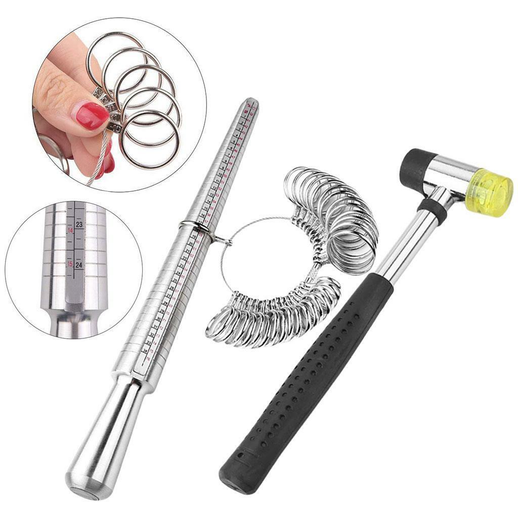 3 in  Size Sticks Aluminum Jewelry Hammer Finger Sizing Jewelry Sizer