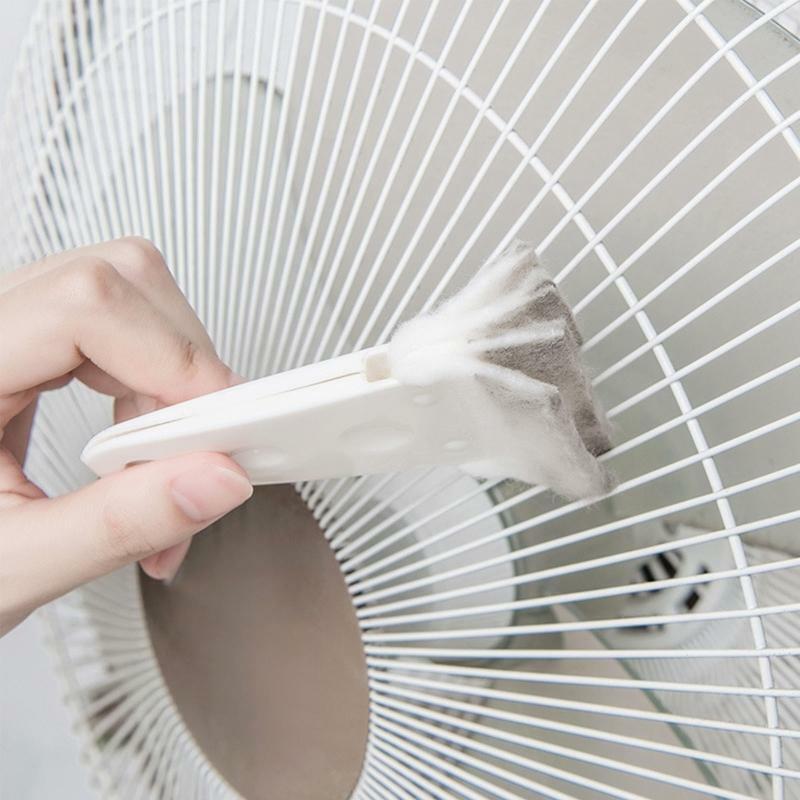 Fan Cleaning Brush with Handle Handheld Multifunctional Cleaning Tool