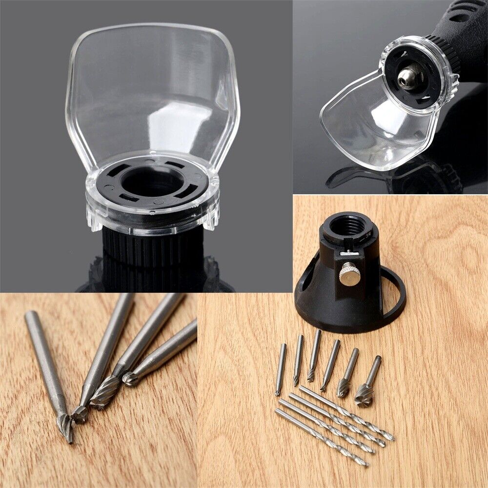 HSS Milling Burrs & Drill Dedicated Locator Polishing Rotary Tool Kit 12pcs C6B