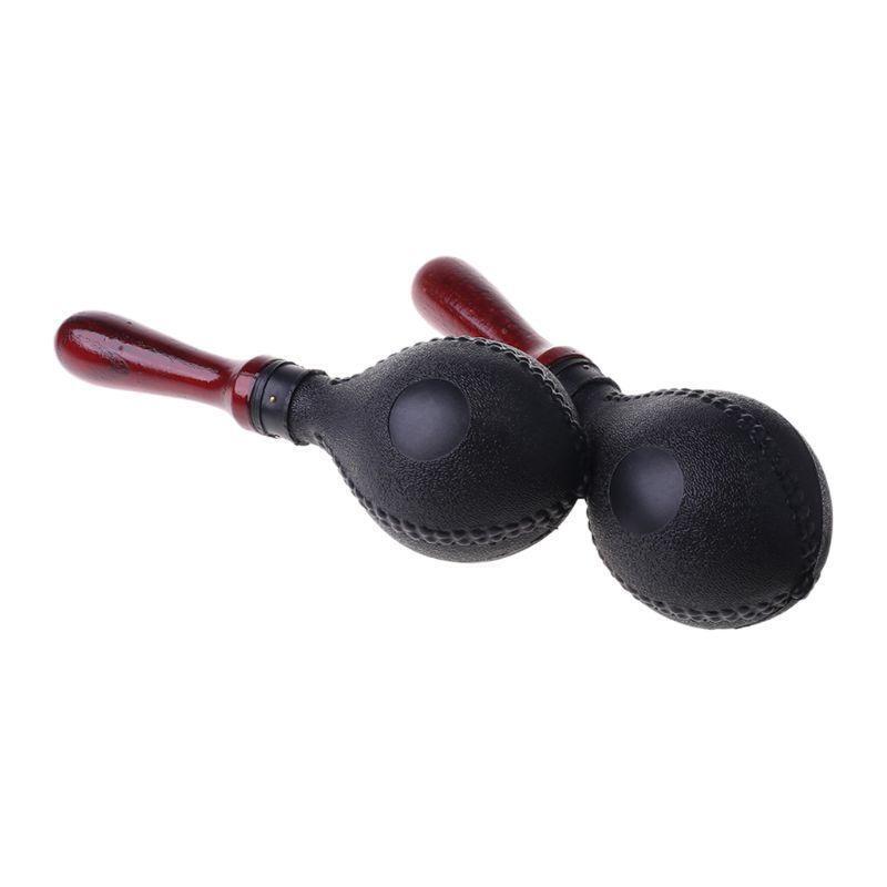 Pair of Maracas Shakers Rattles Sand Hammer Percussion Instrument