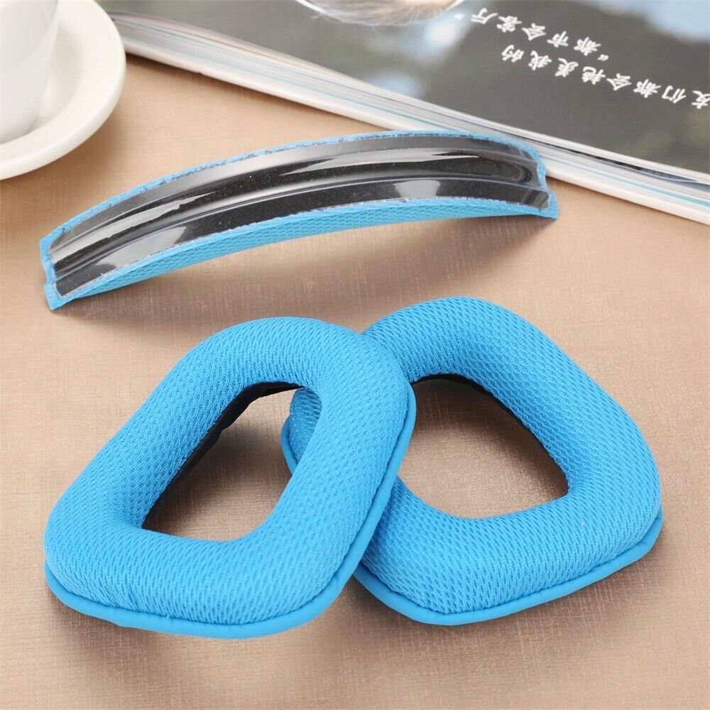 1×Replacement Headband & Earpads For Logitech G35 G930 G430 F450 Headphones