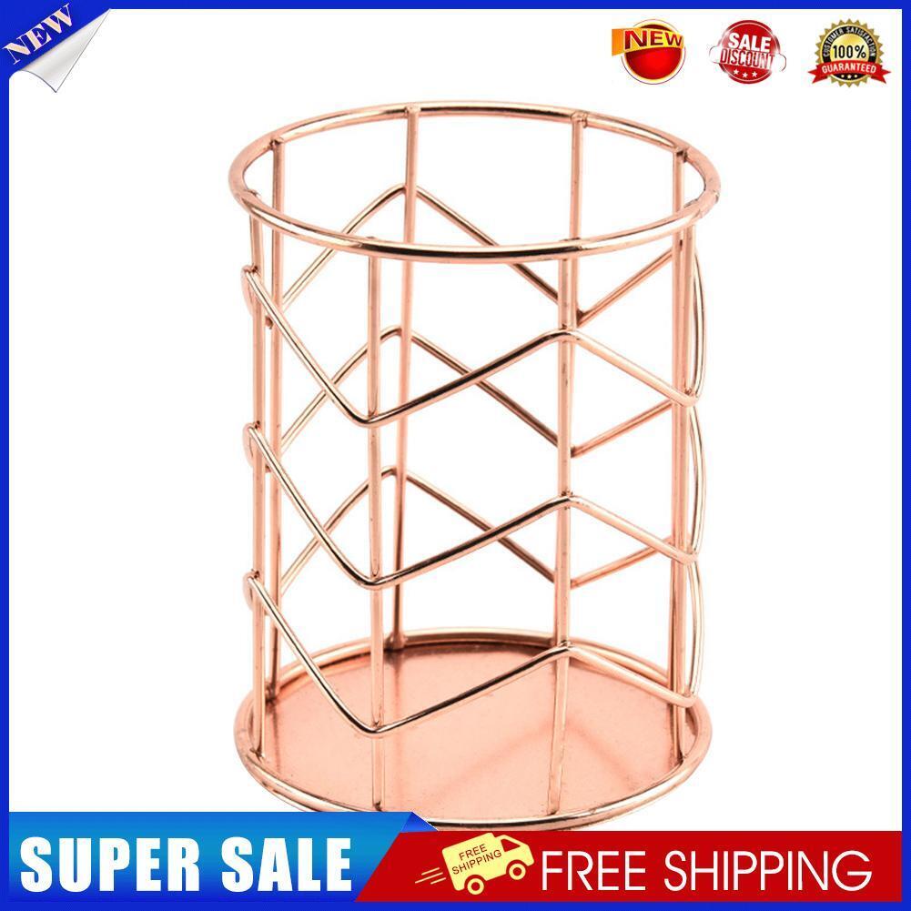 Nordic Style Hollow Pen Makeup Brushes Holder Storage Box Pencil Container