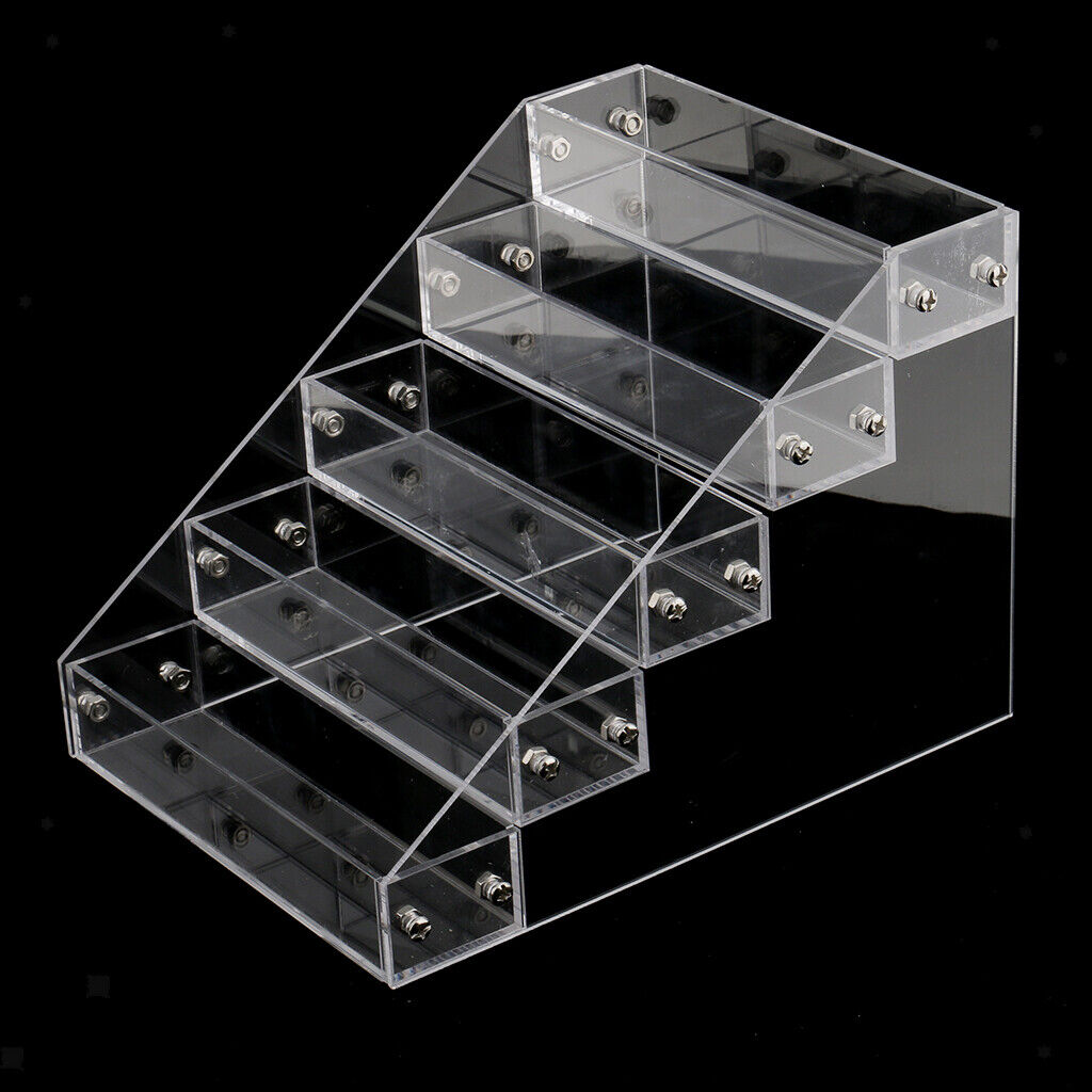 5 Tiers Acrylic Nail Polish Display Stand Holder Organizer Holds