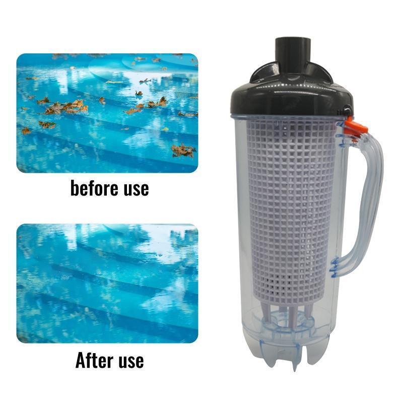 Swimming Pool Cleaner Leaf Catcher Leaf Suction Tank Pool Skimmer Filter Storage