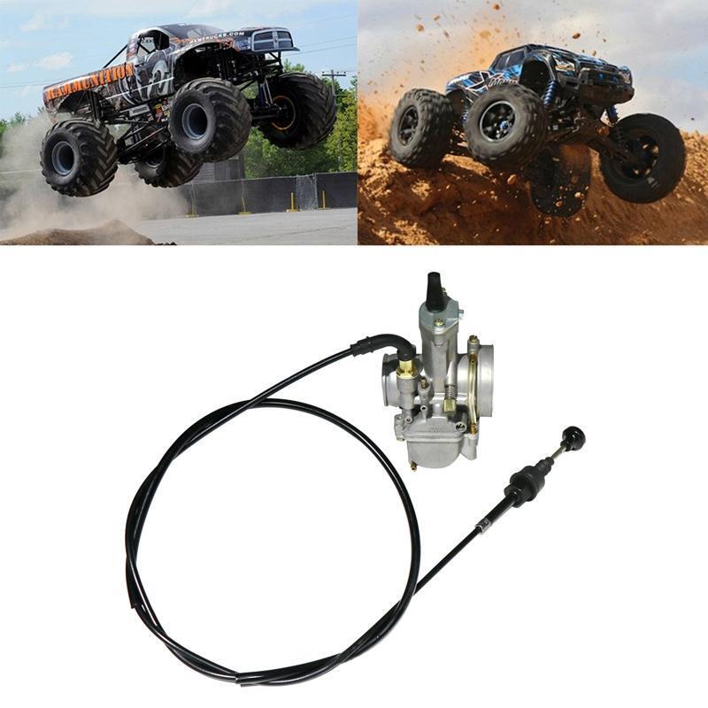 Carburetor Pull Choke Cable Throttle for PE TRX350 Motorcycle Pit Dirt Bike Line