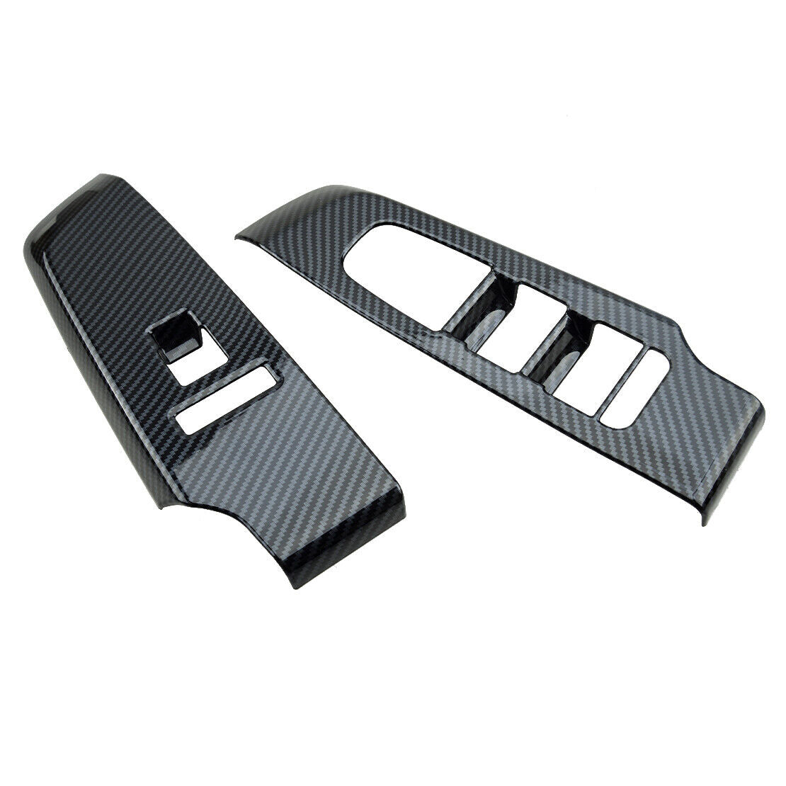 Fit for Mitsubishi Outlander Carbon Fiber ABS Window Switch Panel Trim Cover