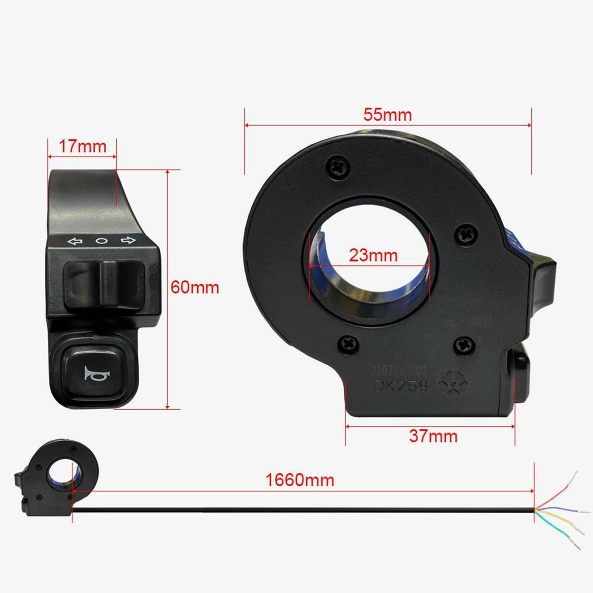 Turning Light Horn  Switch Handlebar Switches for Scooters Motorcycle