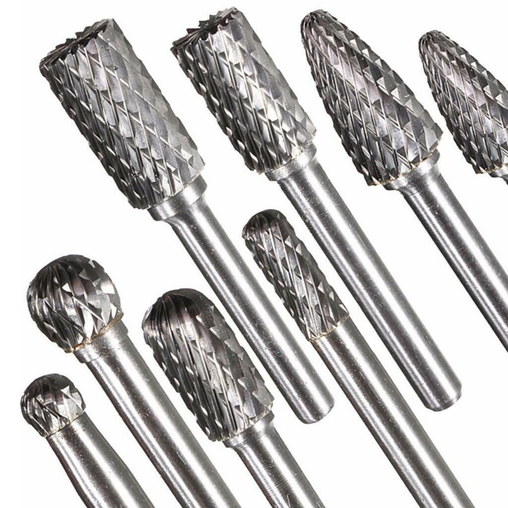 8-piece set double slot rotary boring tool Drill Carving Bit Set