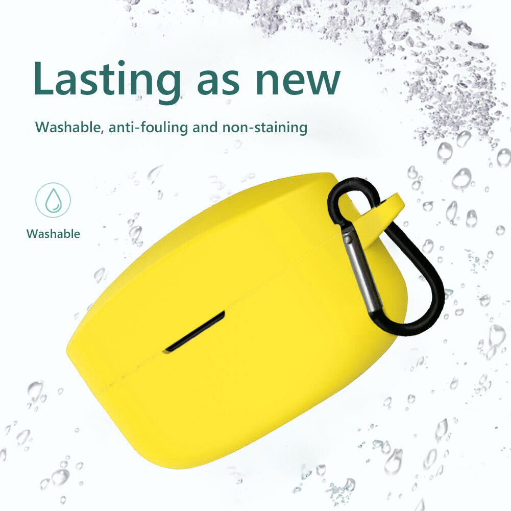 Silicone Protective Case for SONY WF-1000XM4 Earphone Cover Shell (Yellow)