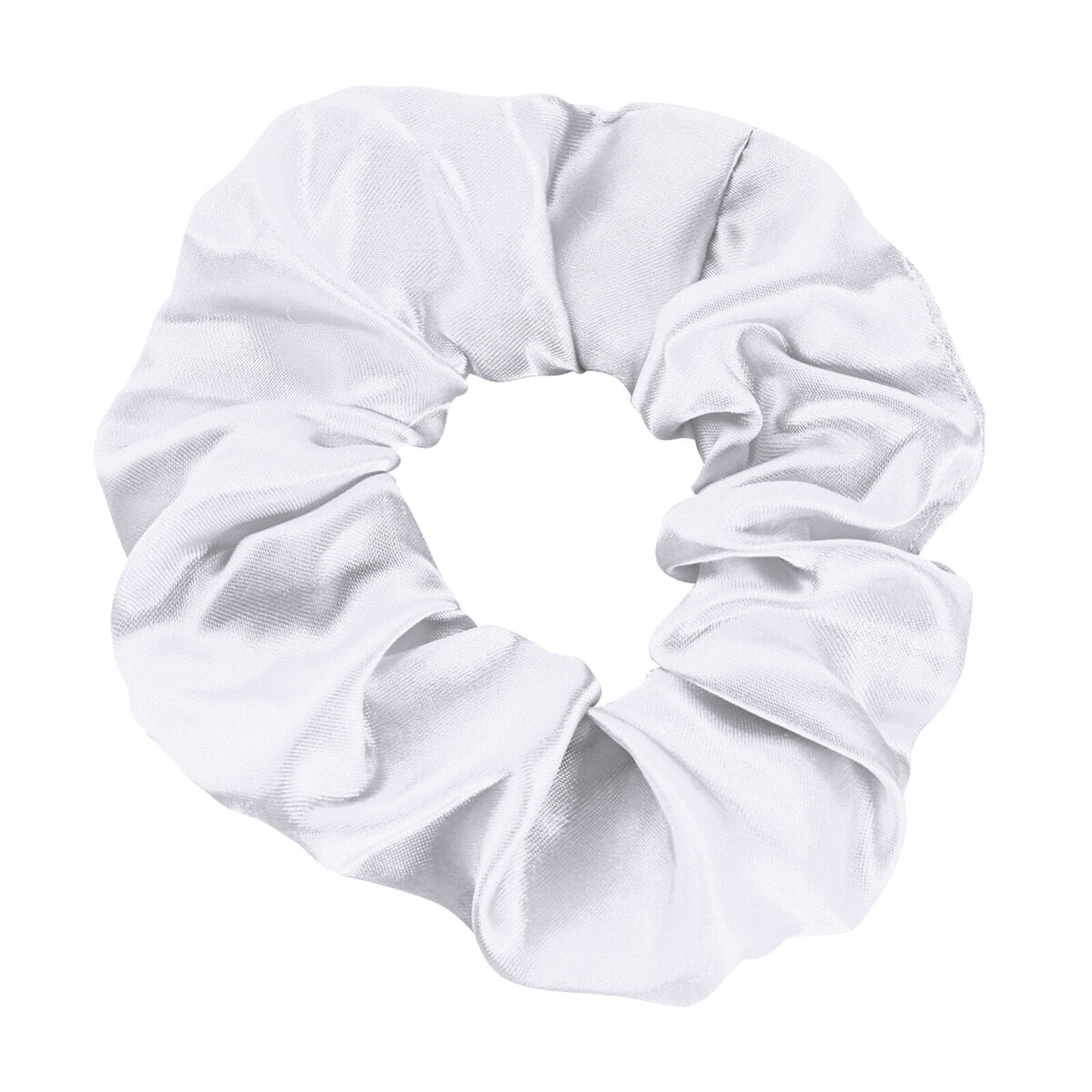Scrunchy with LED Light Glowing Hairband & Elastic Girl Hair Band (White)