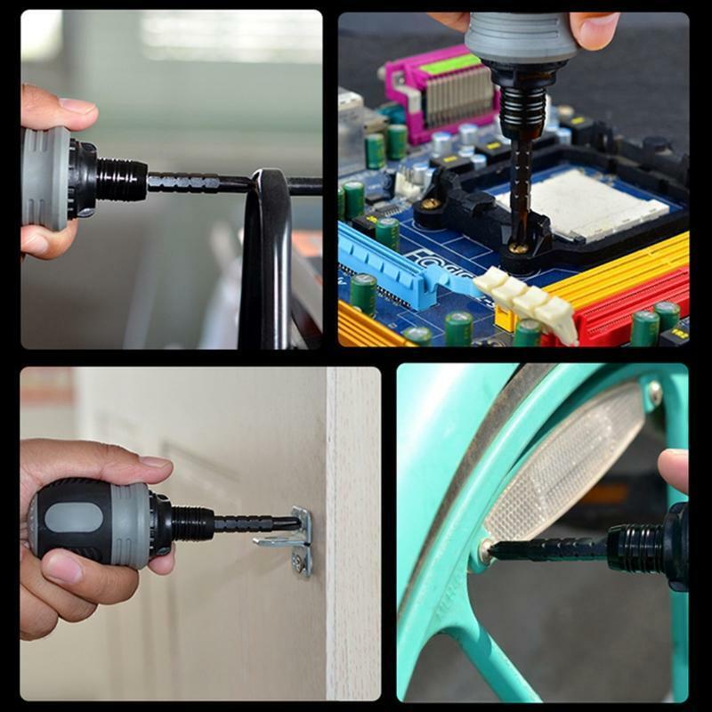 Screwdriver Adjustable Length Slotted and Phillips Magnetic Tip