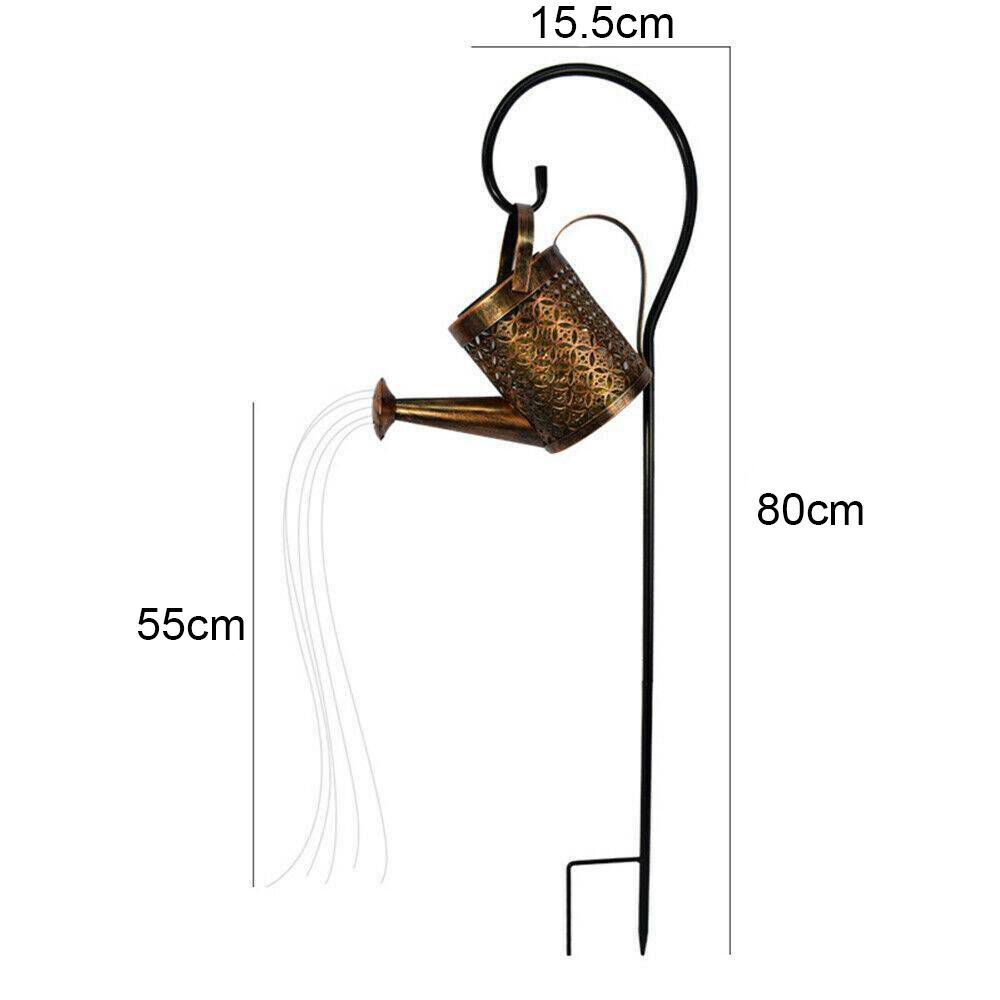 Light Iron Art Waterfall Lamp Kettle Shower Lamp Watering Can String Light