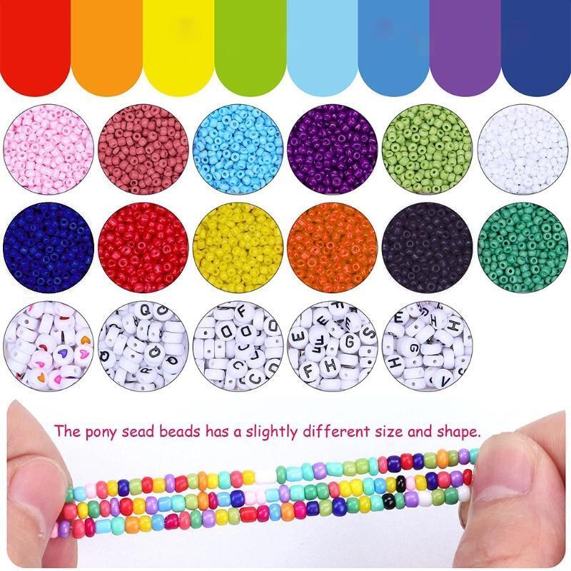 A-Z Acrylic Letter Alphabet Beads Kit DIY Bracelet Jewellery Making Accessories