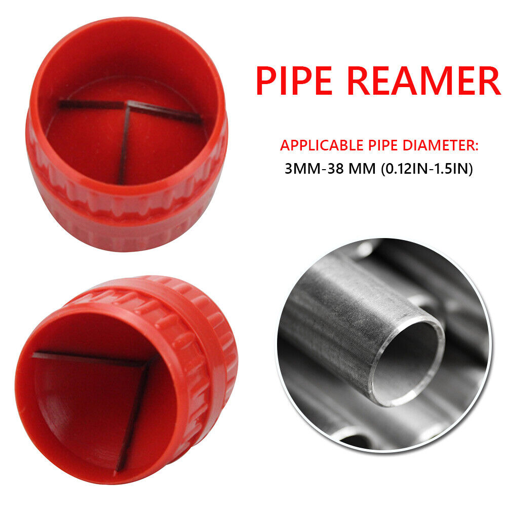 Inner Outer Reamer for 0.12-1.5 inch Copper Plastic PVC Tube Deburring Tool