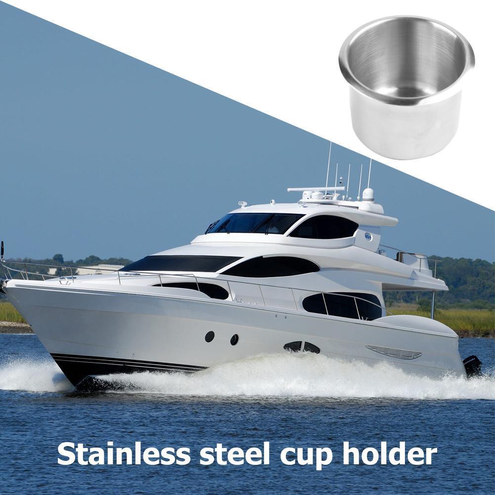 1pc Stainless Steel Cup Drinking Holder for Marine Boat Car Truck Camper