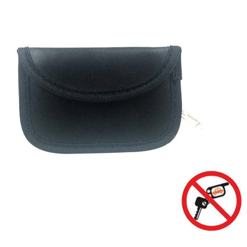Faraday Bag Car Key Signal Blocker Case Keyless Entry Fob Pouch Anti-Theft