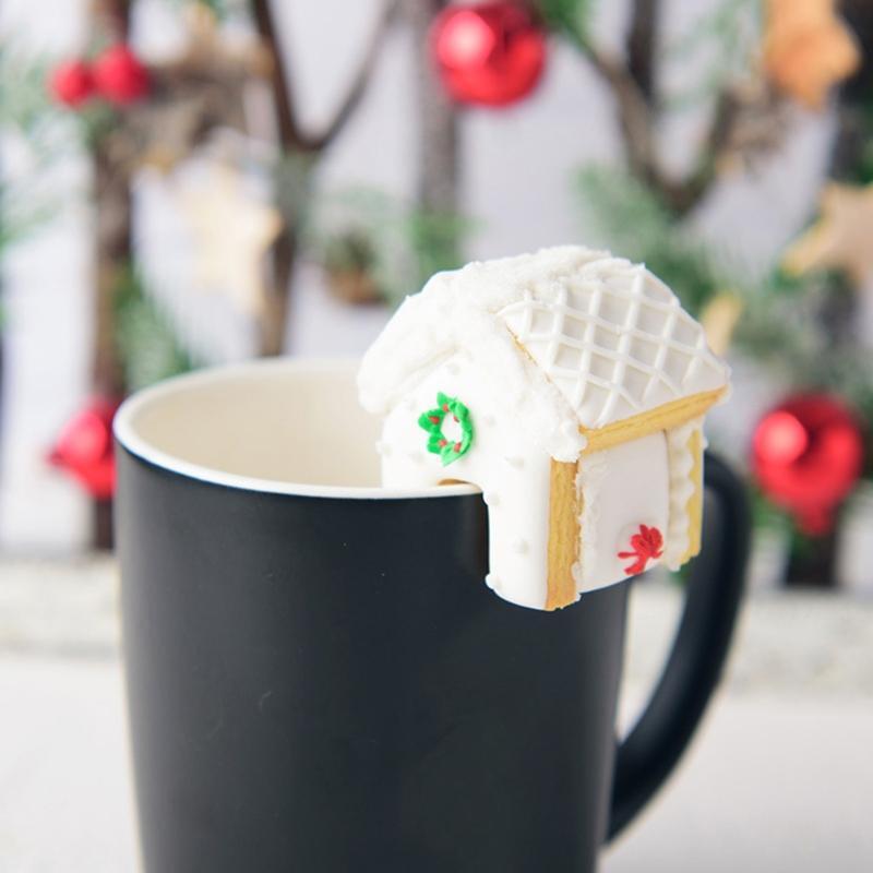 3 PCS Food-Grade Food Grade Plastic Gingerbread House Christmas Cookie Cutters