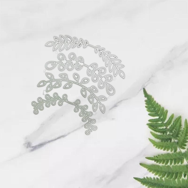 Branch Leaves Cutting Dies Photo Album Decoration Family Together Party Diary