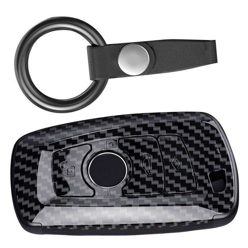 Carbon Fiber Style Remote Key Fob Shell Case Cover Fit For BMW 1 2 3 4 5 6 X3 X4