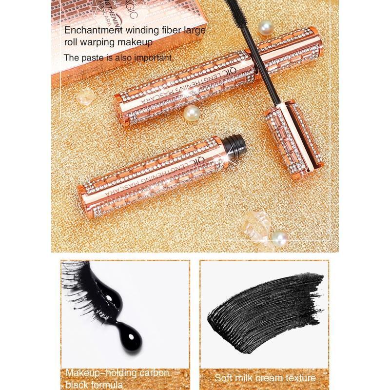 Glitter 4D Eyelash Mascara Waterproof Thicker Longer Lash Curling Long Lasting