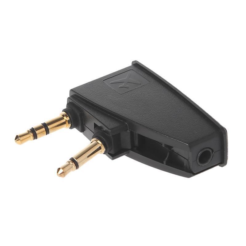 Airline Travel Headphone Plug Audio Adapters Converter for QC45 QC35 QC3 QC25
