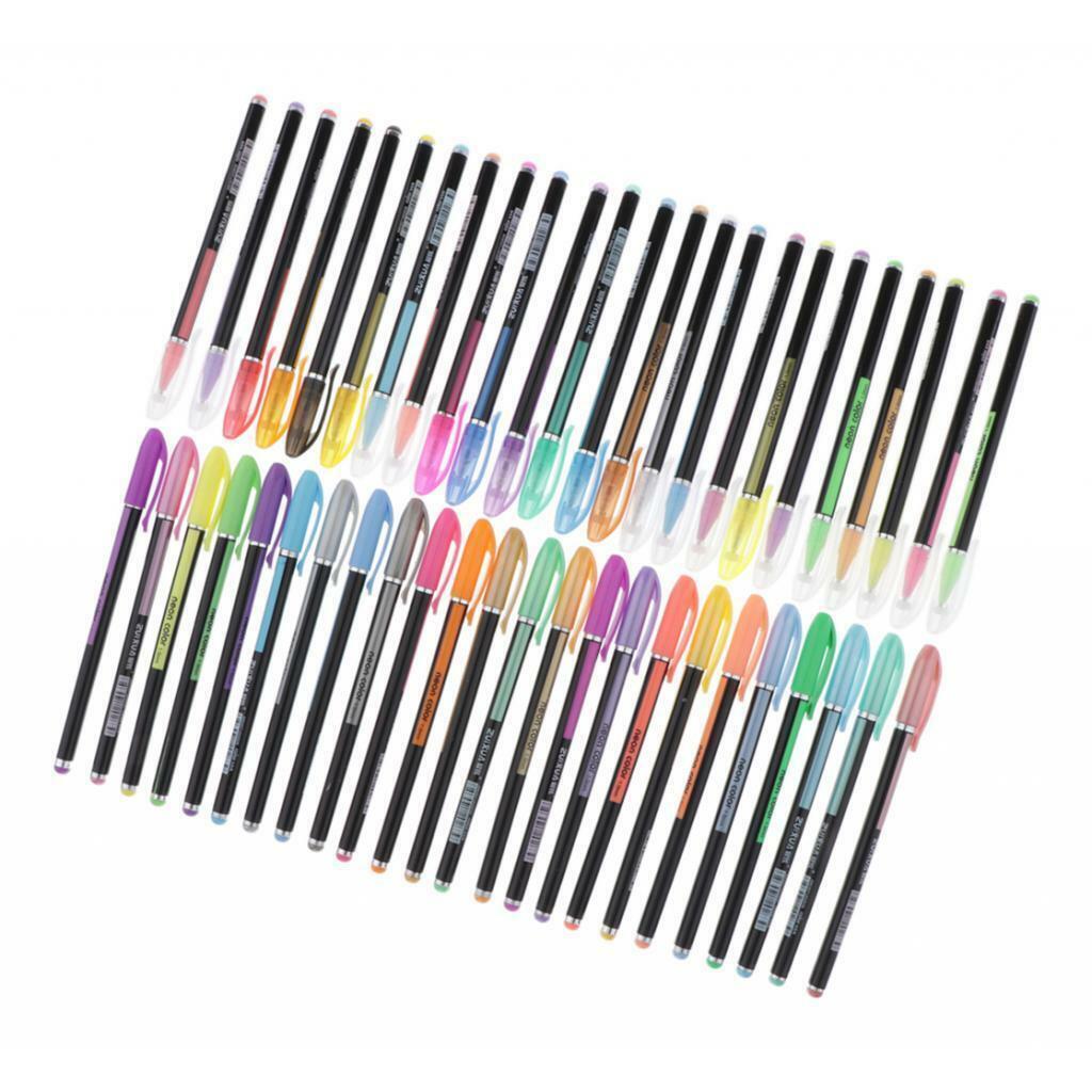 Colorful Gel  Sketching Markers School Highlighters Art  48