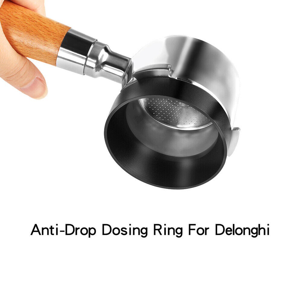 Coffee Powder Tool Anti-drop Dosing Ring for Brewing Bowl (Black 51mm)