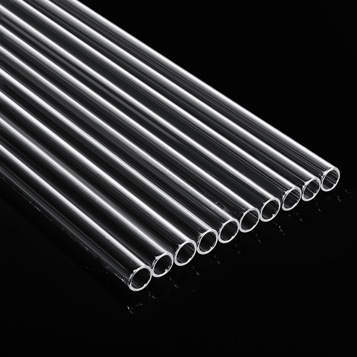 10X 300mm OD 10mm 1mm Glass Tubing Blowing Thick Tube Blow Wall Borosilicate