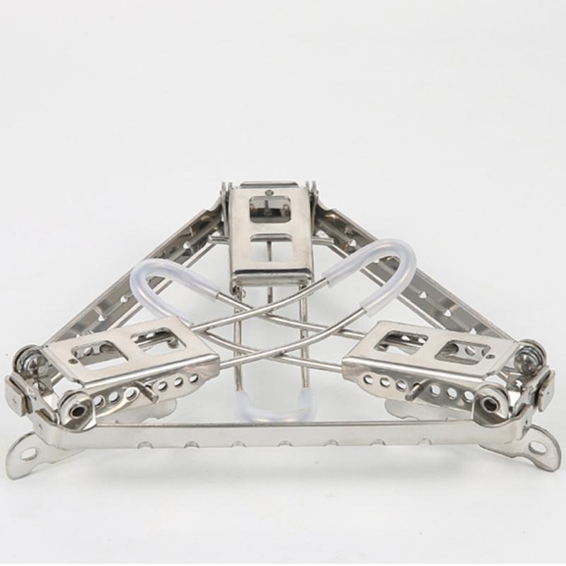 Barbecue Pot Holder Camping Stainless Steel Outdoor Camping Barbecue Stove Rack