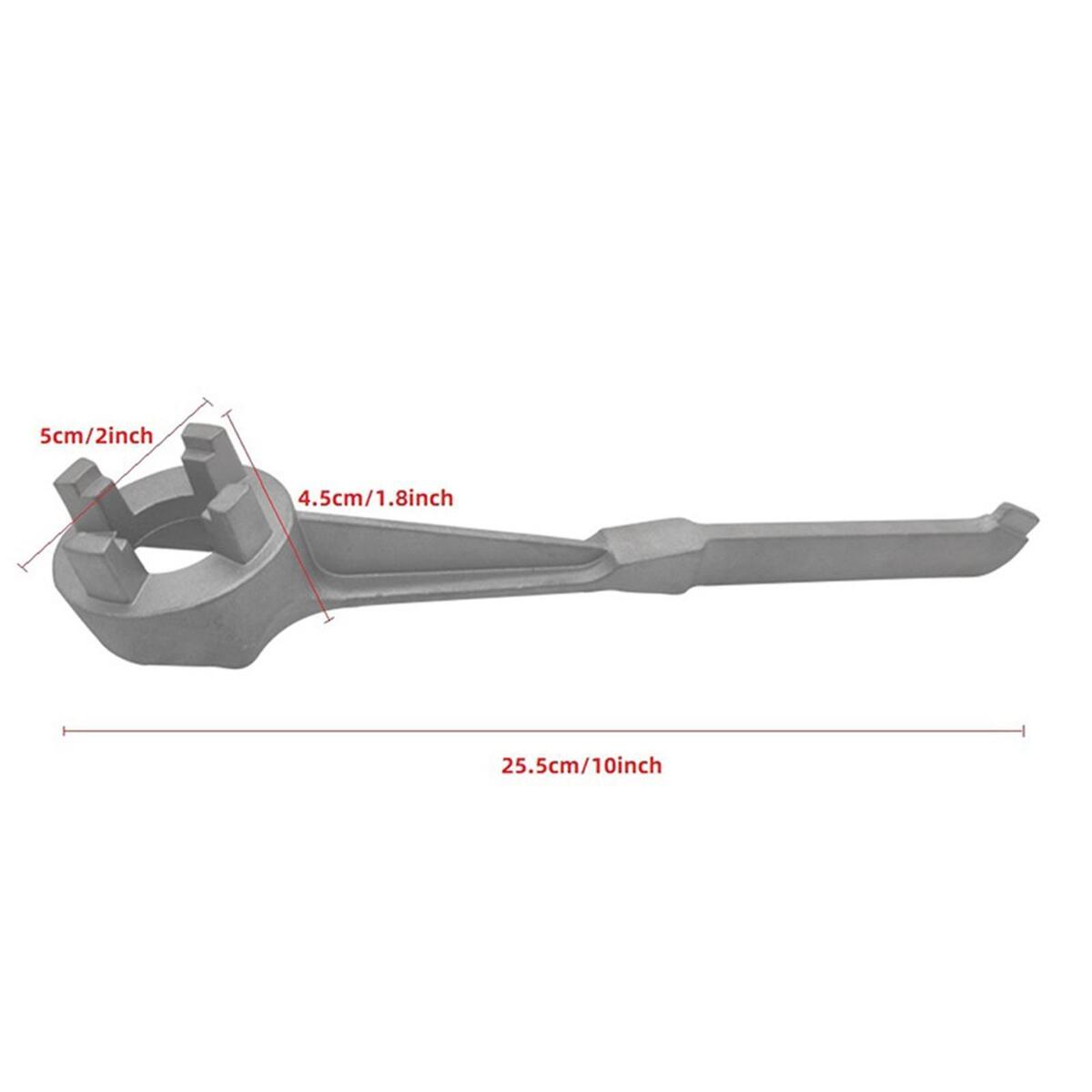 Universal Oil Drum Cover Wrench 2" & 3/4" 10/15//55 Gal for Accessories