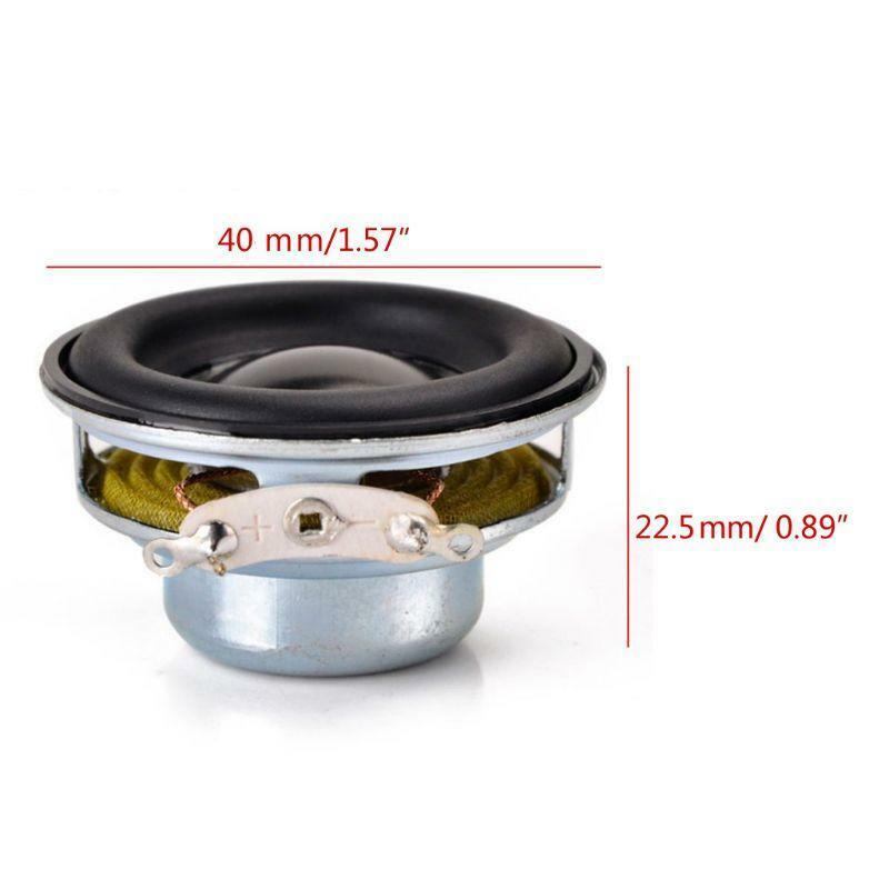 2pcs 40mm Mini Audio Speaker 16 Core 4Ohm 5W Full Range Waterproof Home Theater
