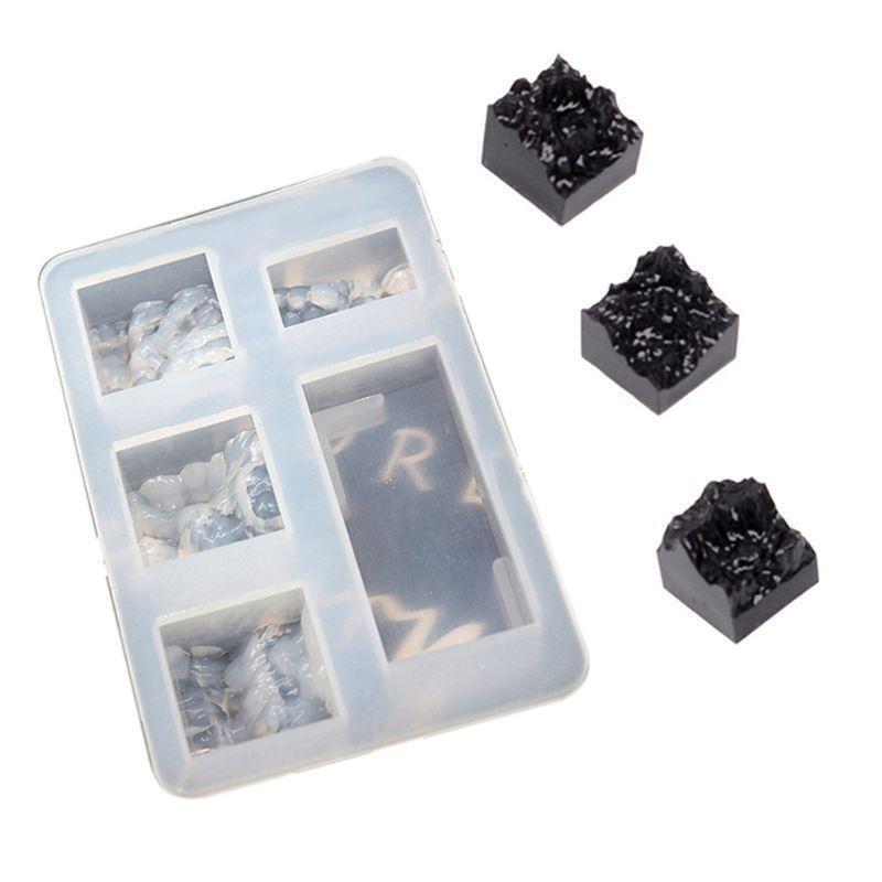 Broken Stone Epoxy DIY Jewelry Tool Mixed Style Tea Molds for Easter Gift