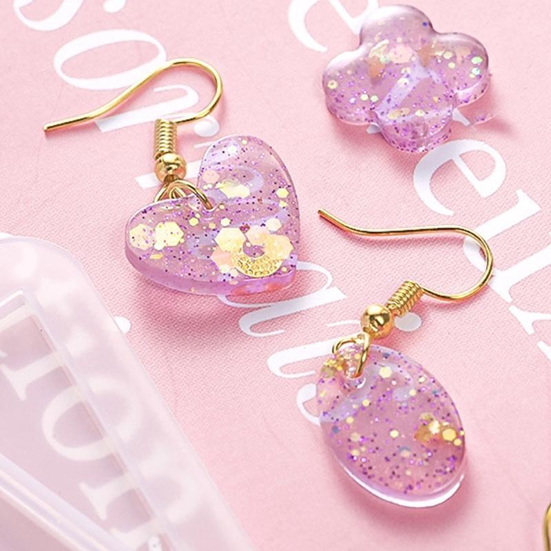 Jewelry Earrings Necklace Making Pendant Making Material Bags Silicone Ring Mold